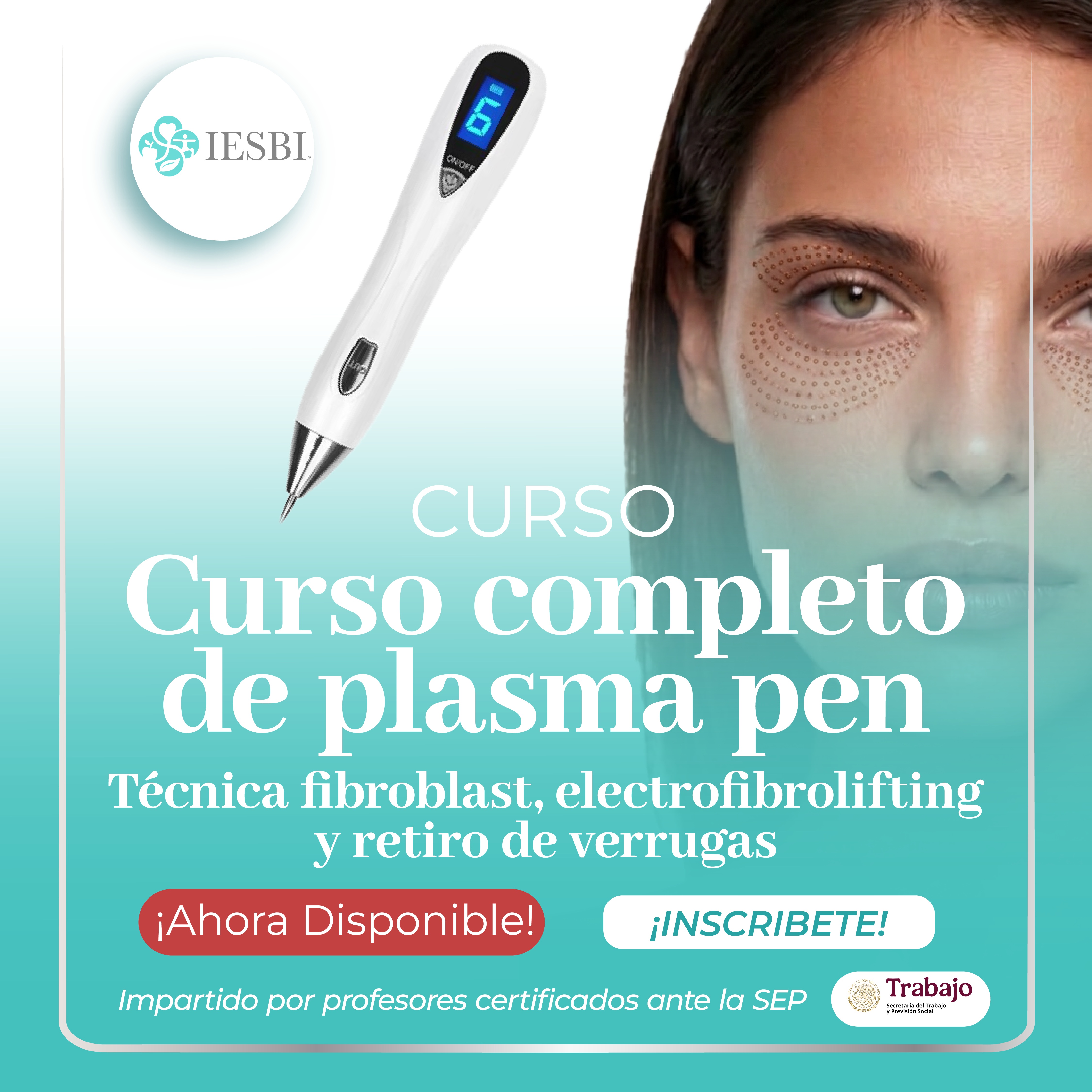 Curso completo de Plasma Pen: Técnica Fibroblast, Electrofibrolifting y Retiro de Verrugas